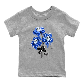 Air Foamposite One Royal shirts to match jordans Balloon Bouquet sneaker match tees Air Foamposite One Royal SNRT Sneaker Release Tees Youth Baby Heather Grey 2 crew neck shirts