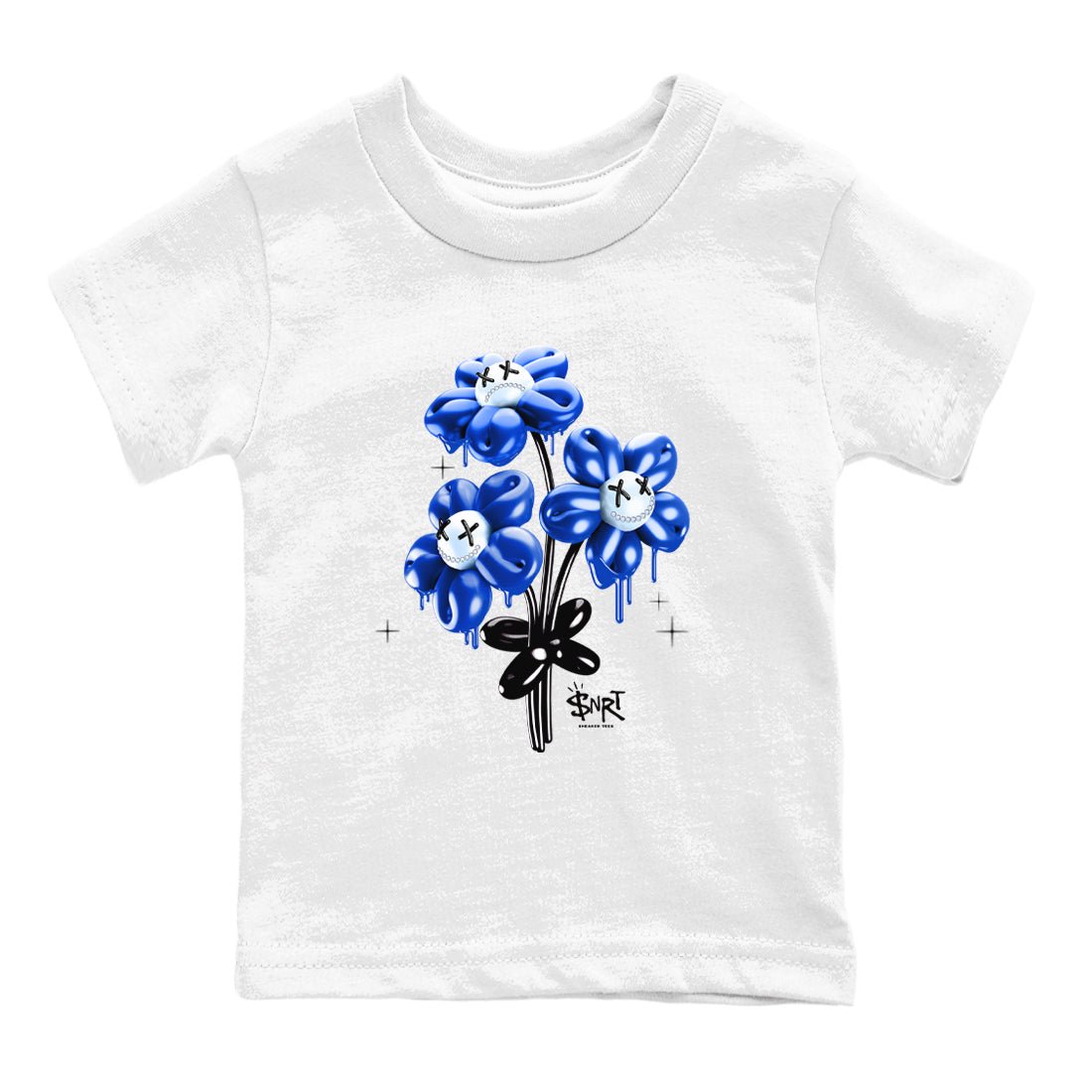 Air Foamposite One Royal shirts to match jordans Balloon Bouquet sneaker match tees Air Foamposite One Royal SNRT Sneaker Release Tees Youth Baby White 2 crew neck shirts