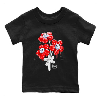 11s Cherry shirts to match jordans Balloon Bouquet sneaker match tees Air Jordan 11 Retro Cherry match shoes to clothes SNRT Sneaker Tees Youth Baby Black 2 tee