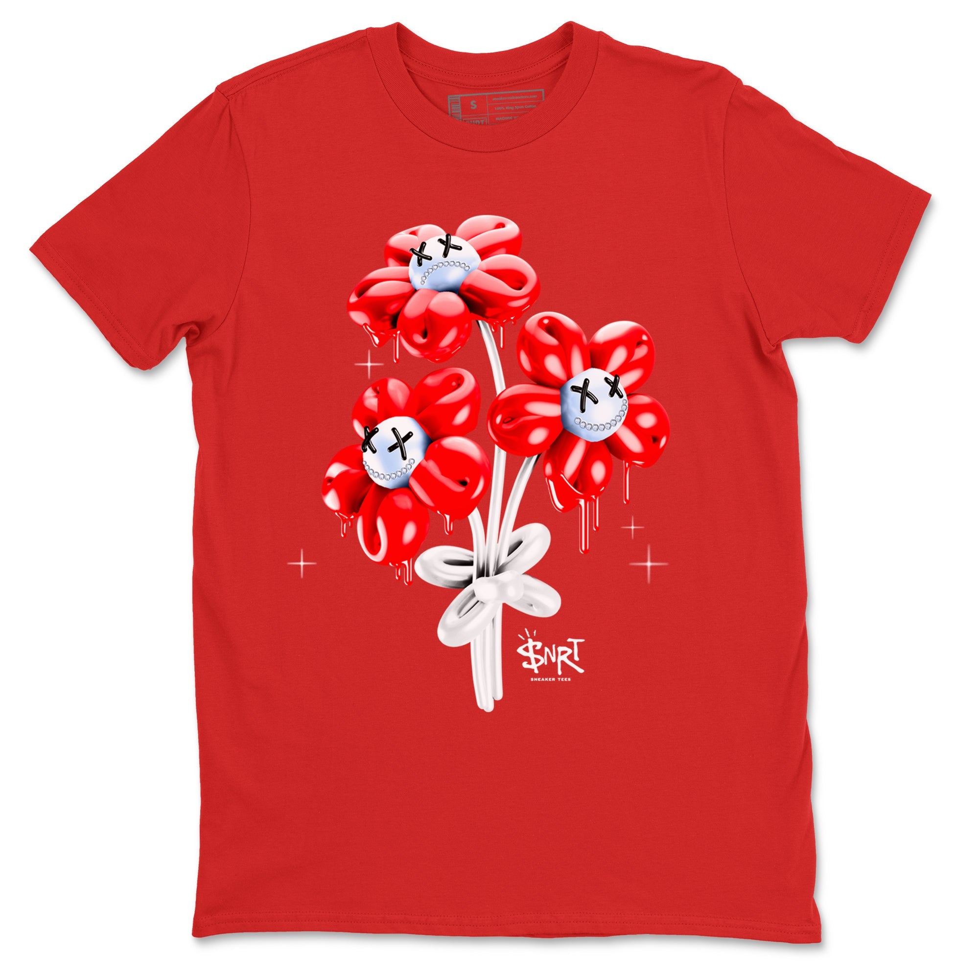 11s Cherry shirts to match jordans Balloon Bouquet sneaker match tees Air Jordan 11 Retro Cherry match shoes to clothes SNRT Sneaker Tees unisex cotton Red 2 shirts