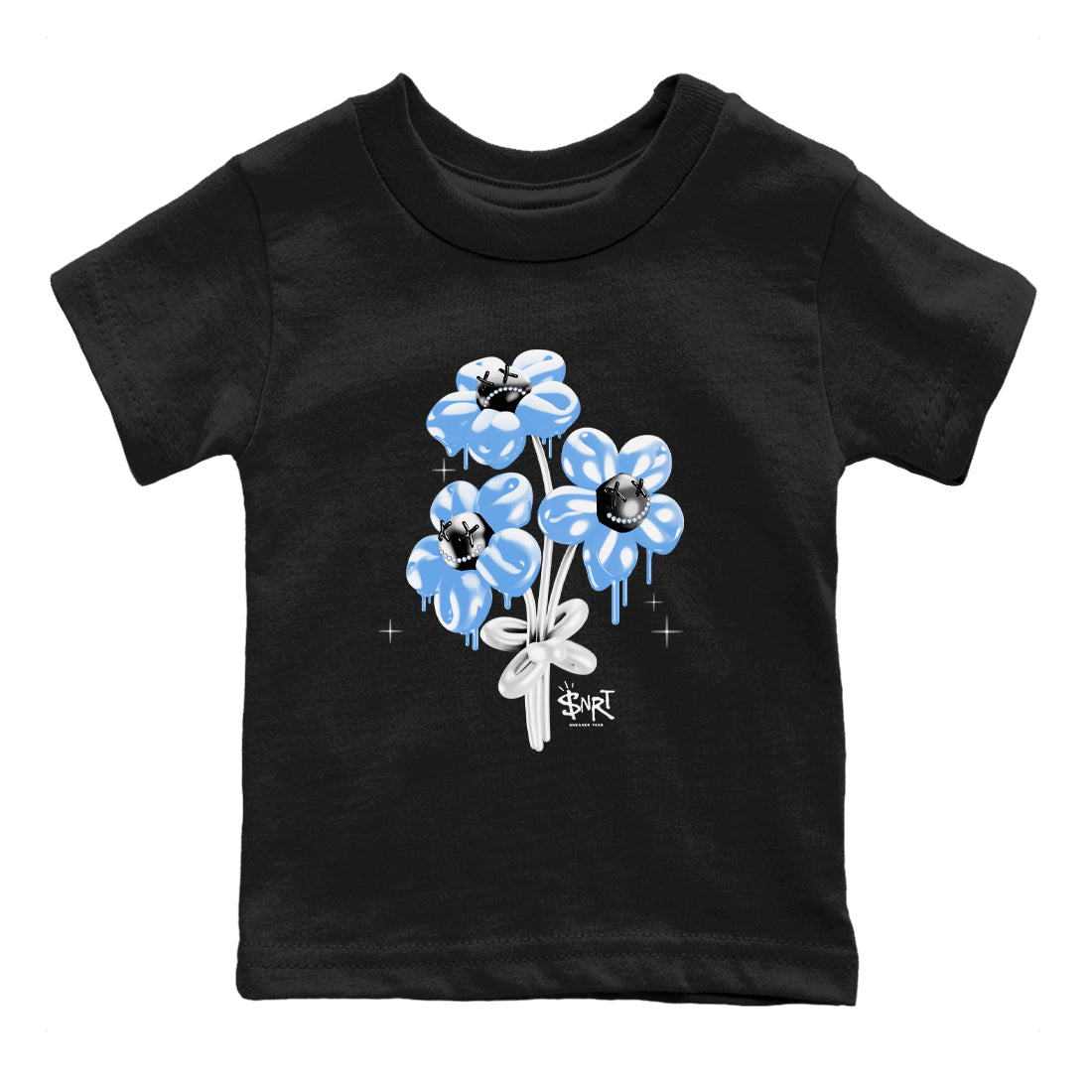 11s Legend Blue shirts to match jordans Balloon Bouquet sneaker match tees Air Jordan 11 Legend Blue SNRT Sneaker Release Tees Youth Baby Black 2 crew neck shirts