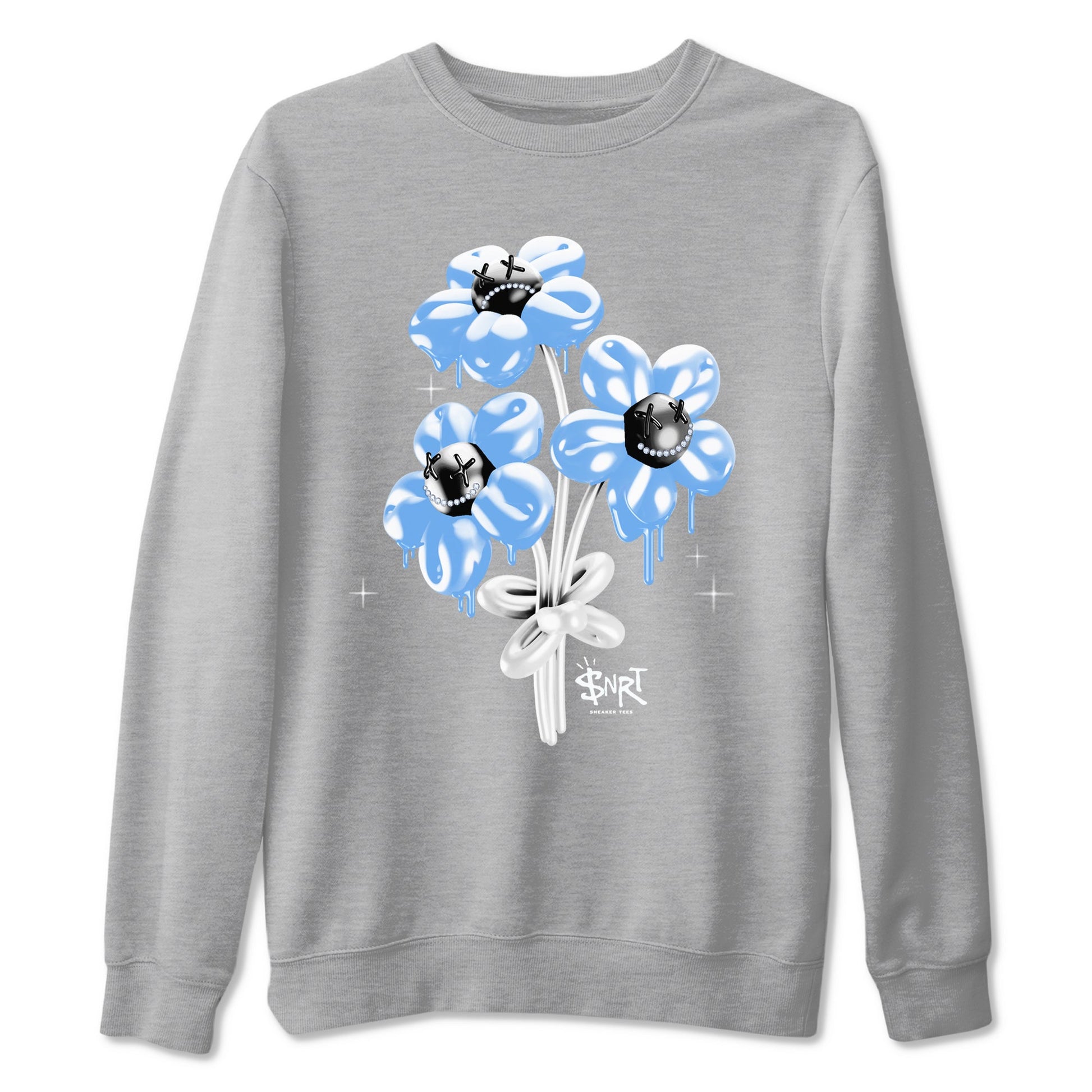 11s Legend Blue shirts to match jordans Balloon Bouquet sneaker match tees Air Jordan 11 Legend Blue SNRT Sneaker Release Tees unisex cotton Heather Grey 2 crew neck shirts