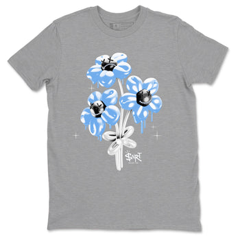11s Legend Blue shirts to match jordans Balloon Bouquet sneaker match tees Air Jordan 11 Legend Blue SNRT Sneaker Release Tees unisex cotton Heather Grey 2 crew neck shirts