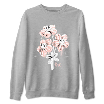 11s Legend Pink shirt to match jordans Balloon Bouquet sneaker tees Air Jordan 11 Legend Pink SNRT Sneaker Release Tees unisex cotton Heather Grey 2 crew neck shirt