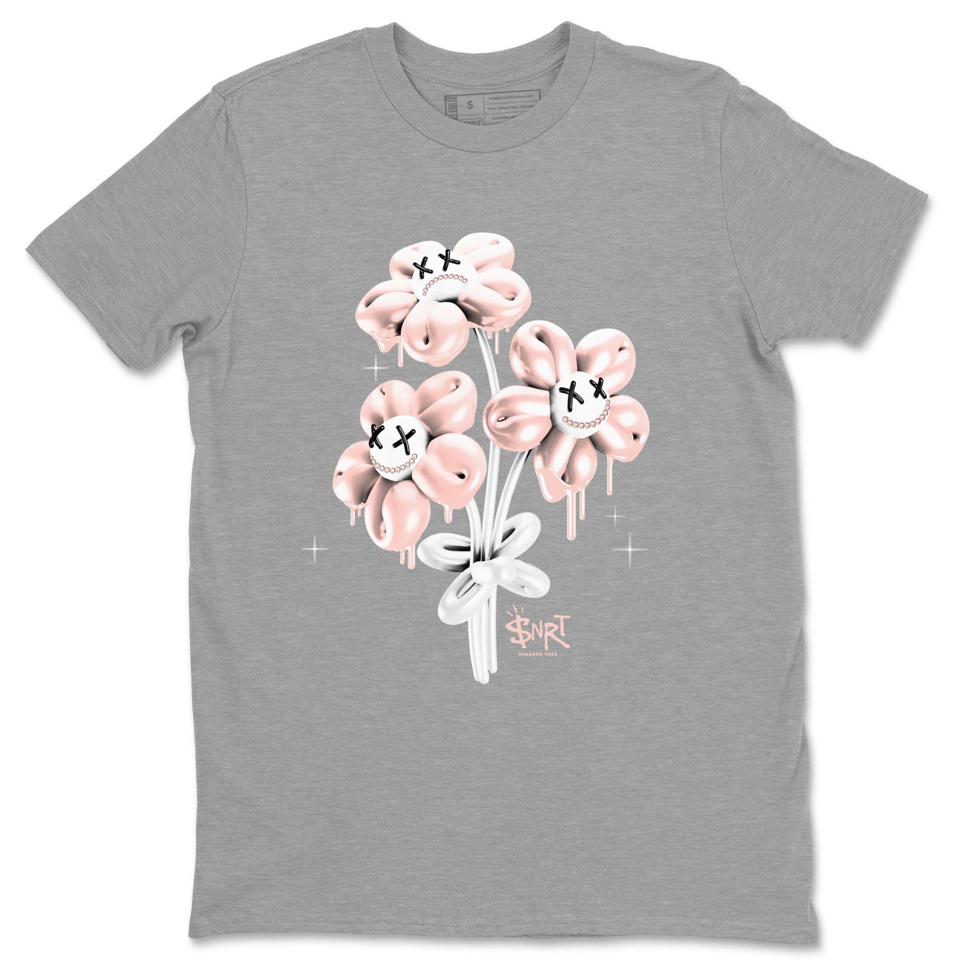 11s Legend Pink shirt to match jordans Balloon Bouquet sneaker tees Air Jordan 11 Legend Pink SNRT Sneaker Release Tees unisex cotton Heather Grey 2 crew neck shirt