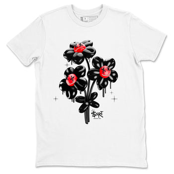 12s Flu Game shirts to match jordans Balloon Bouquet sneaker match tees Air Jordan 12 Retro Flu Game match shoes to clothes SNRT Sneaker Tees unisex cotton White 2 shirts