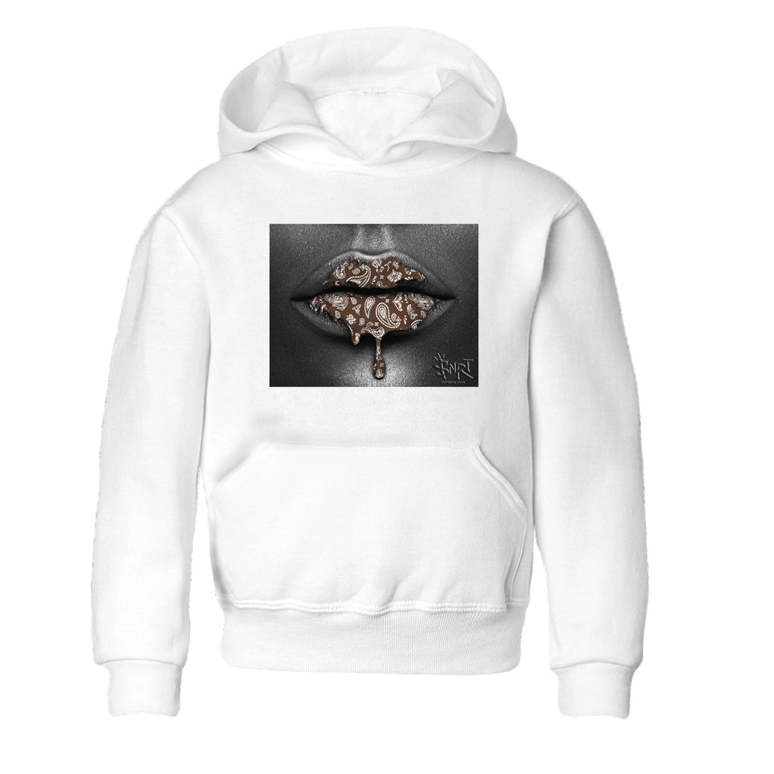 12s Baroque Brown shirts to match jordans Bandana Lips sneaker match tees Air Jordan 12 Baroque Brown match shoes to clothes SNRT Sneaker Tees Youth Baby White 2 tee