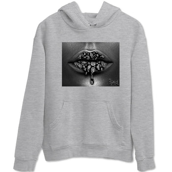 12s Black Wolf Grey shirts to match jordans Bandana Lips sneaker match tees 12s Baron SNRT Sneaker Release Tees unisex cotton Heather Grey 2 crew neck shirts