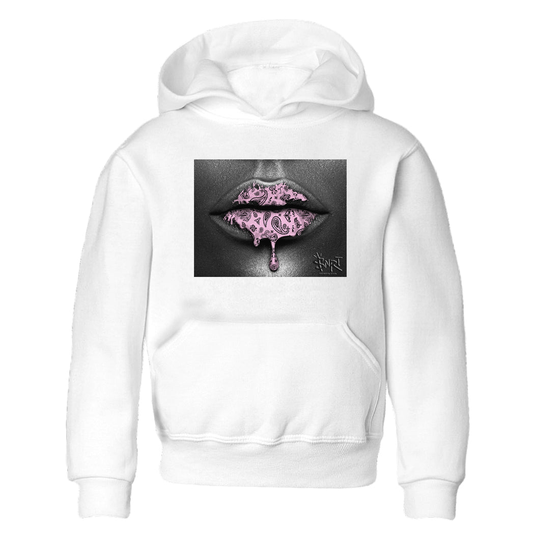 4s Retro Orchid shirts to match jordans Bandana Lips sneaker match tees Air Jordan 4 WMNS Orchid match shoes to clothes SNRT Sneaker Tees Youth Baby White 2 tee