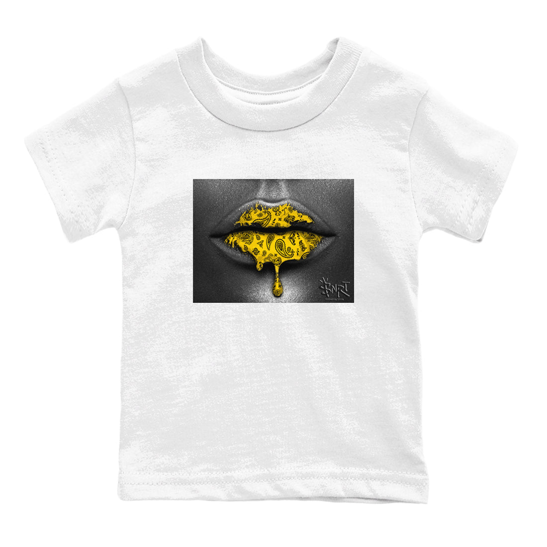 Dunk High Pollen shirts to match jordans Bandana Lips sneaker match tees Dunk High Pollen SNRT Sneaker Release Tees Youth Baby White 2 crew neck shirts