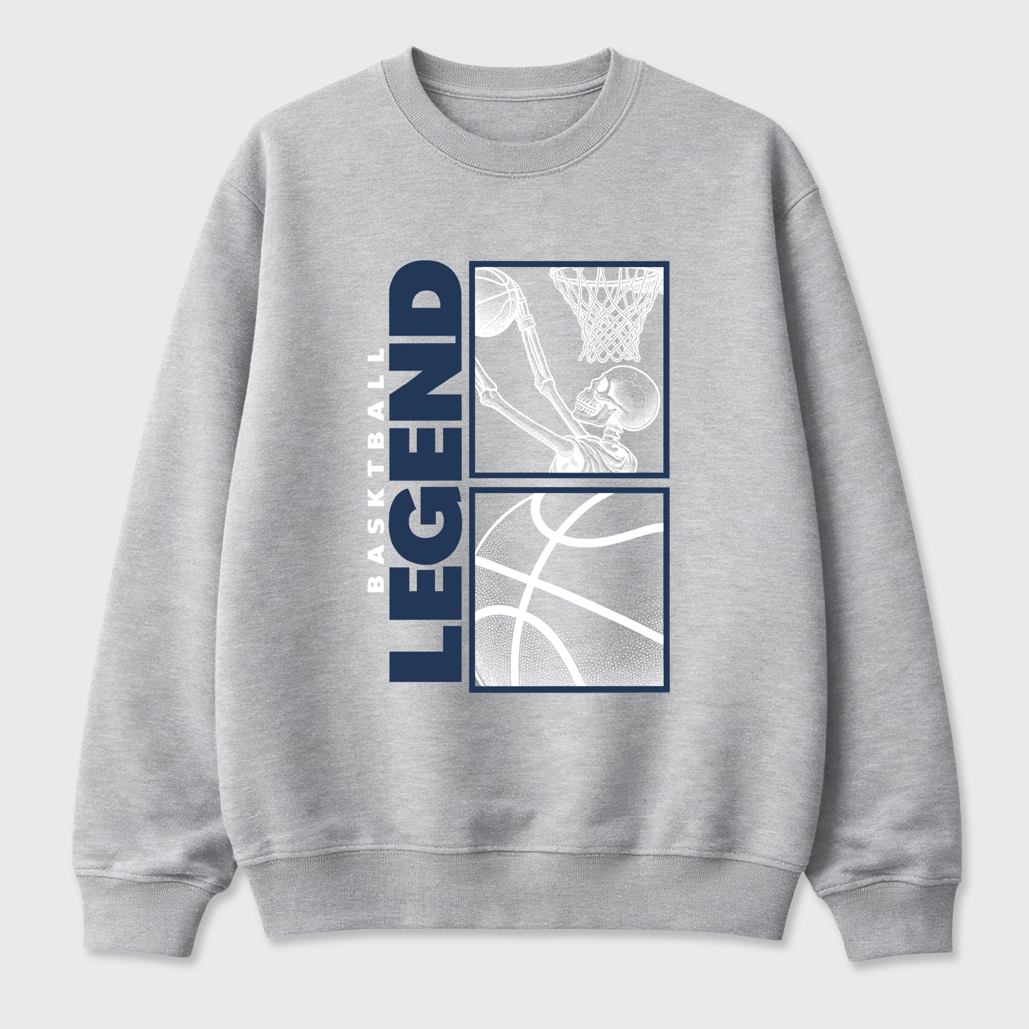Basketball Legend Graphic T-Shirt featuring original streetwear artwork designed to match the Air Jordan 13 Flint. Heather Grey 2 Graphic Tee.