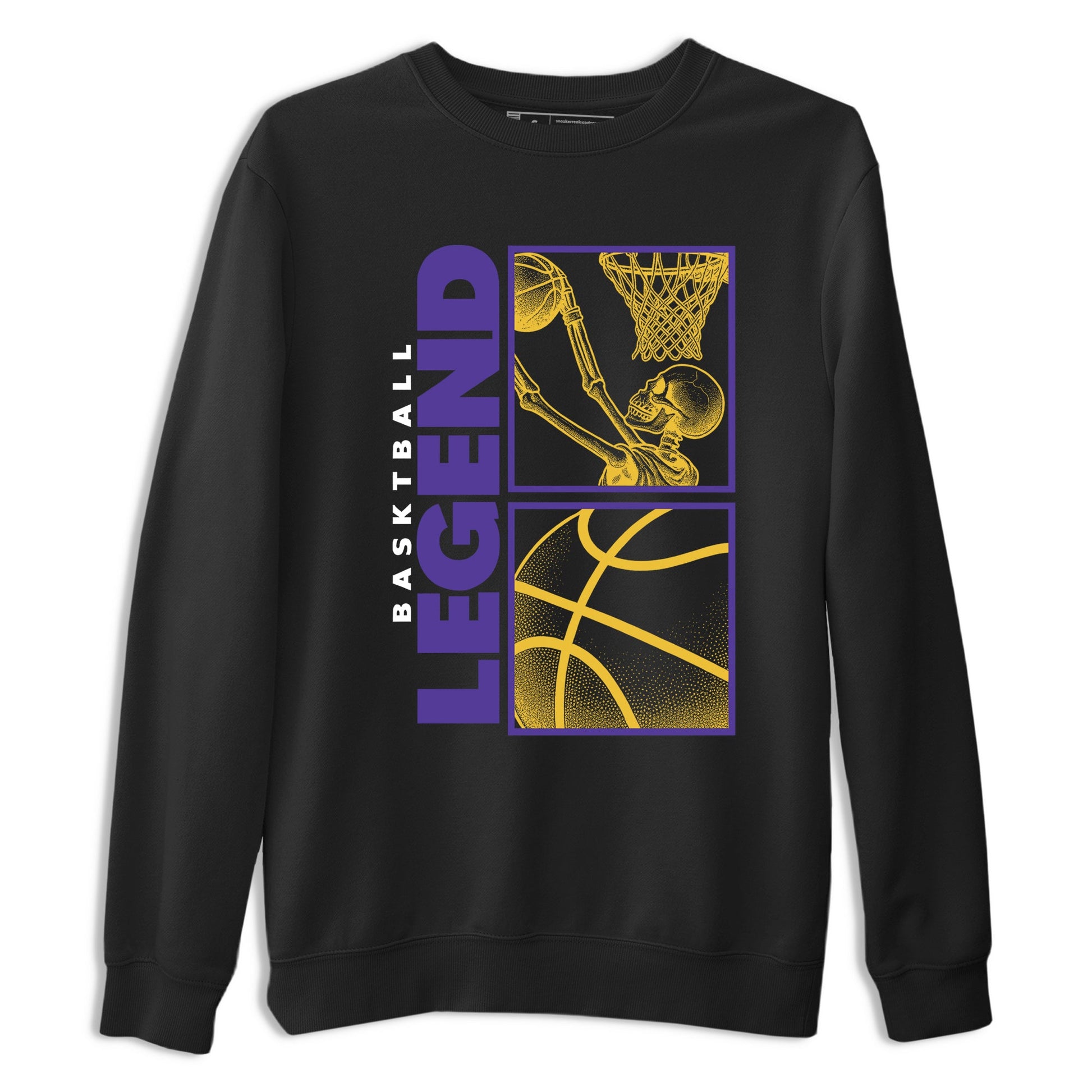 Best Sneakerfits graphic tee – Los Angeles Basketball Tees To Match Air Jordan 4 Lakeshow – Basketball Legend Tee Black 2