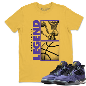 Best Sneakerfits graphic tee – Los Angeles Basketball Tees To Match Air Jordan 4 Lakeshow – Basketball Legend Tee Daisy 1