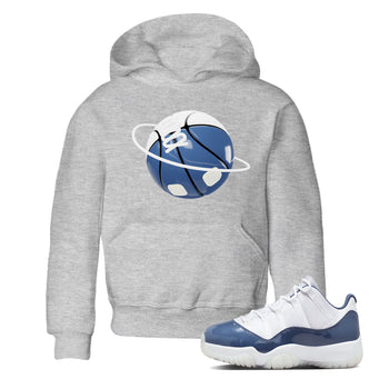 11s Diffused Blue Shirts To Match Jordans Basketball Planet sneaker match tees Air Jordan 11 Diffused Blue Tee SNRT Sneaker Release Tees Youth Baby Heather Grey 1 crew neck shirts