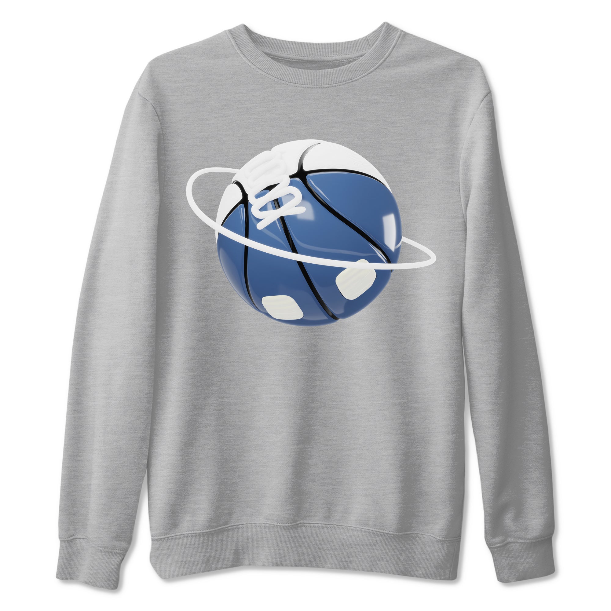 11s Diffused Blue Shirts To Match Jordans Basketball Planet sneaker match tees Air Jordan 11 Diffused Blue Tee SNRT Sneaker Release Tees unisex cotton Heather Grey 2 crew neck shirts