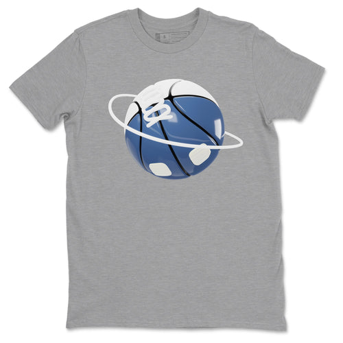 11s Diffused Blue Shirts To Match Jordans Basketball Planet sneaker match tees Air Jordan 11 Diffused Blue Tee SNRT Sneaker Release Tees unisex cotton Heather Grey 2 crew neck shirts