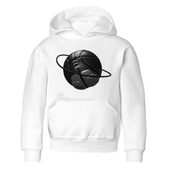 12s Black Wolf Grey shirts to match jordans Basketball Planet sneaker match tees Air Jordan 12 Barons match shoes to clothes SNRT Sneaker Tees Youth Baby White 2 tee