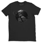 12s Black Wolf Grey shirts to match jordans Basketball Planet sneaker match tees Air Jordan 12 Barons match shoes to clothes SNRT Sneaker Tees unisex cotton Black 2 shirts