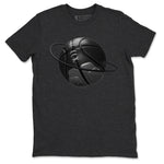 12s Black Wolf Grey shirts to match jordans Basketball Planet sneaker match tees Air Jordan 12 Barons match shoes to clothes SNRT Sneaker Tees unisex cotton Charcoal Heather 2 shirts