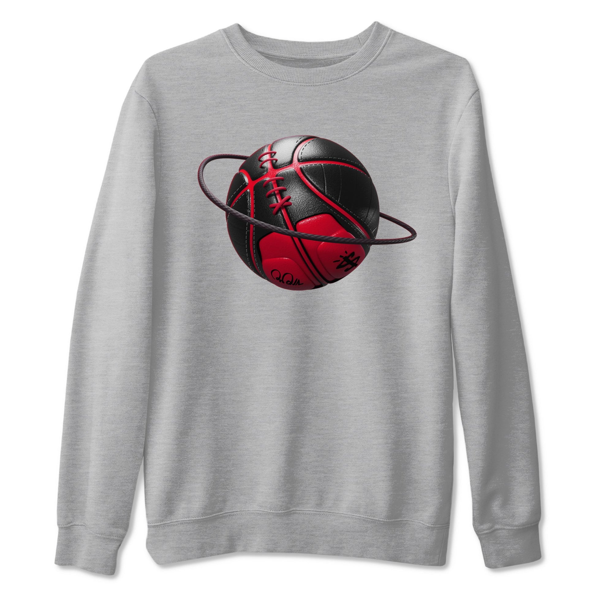 12s Flu Game shirts to match jordans Basketball Planet sneaker match tees Air Jordan 12 Retro Flu Game match shoes to clothes SNRT Sneaker Tees unisex cotton Heather Grey 2 shirts