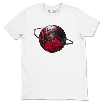 12s Flu Game shirts to match jordans Basketball Planet sneaker match tees Air Jordan 12 Retro Flu Game match shoes to clothes SNRT Sneaker Tees unisex cotton White 2 shirts