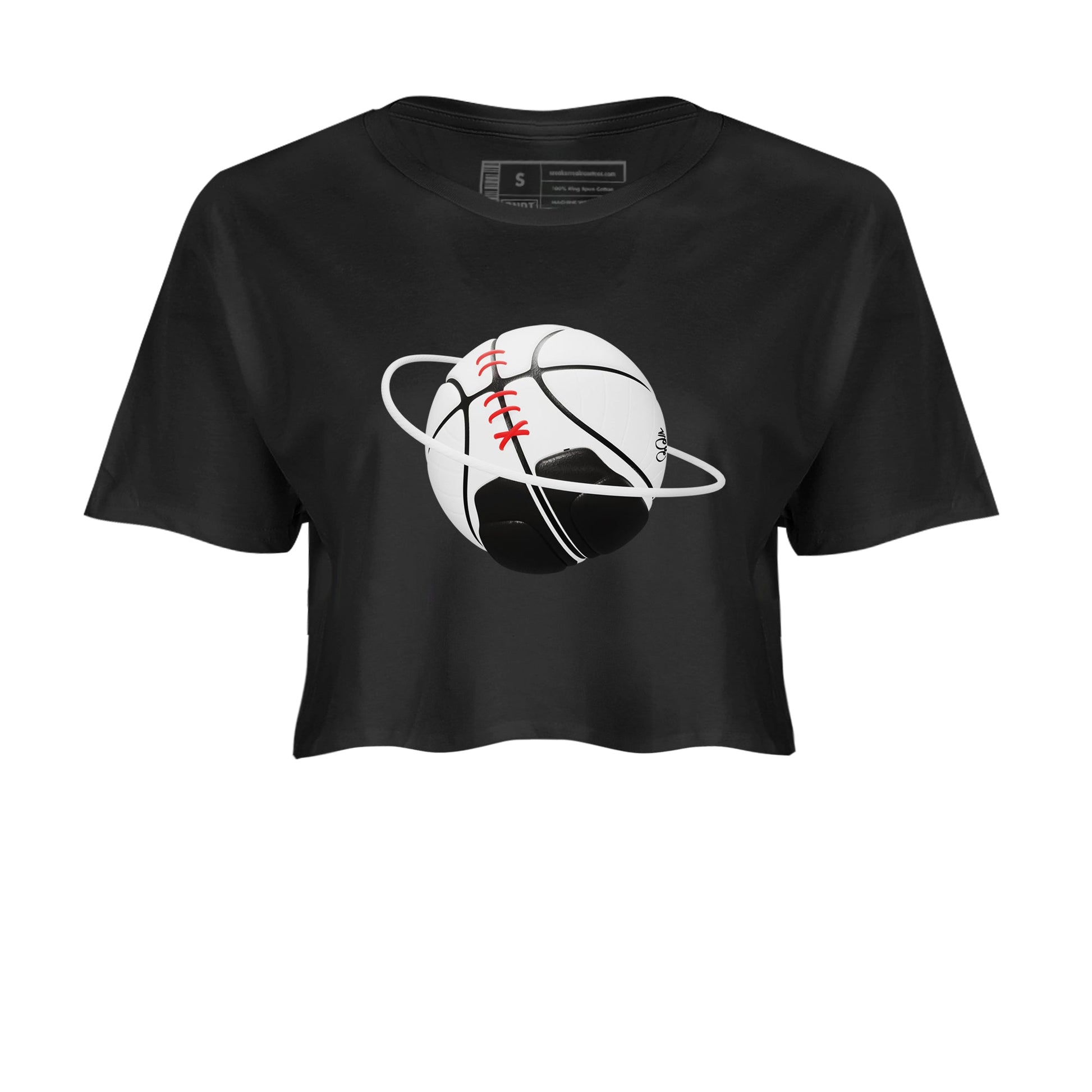 12s Taxi Flip shirts to match jordans Basketball Planet sneaker match tees Air Jordan 12 Taxi Flip SNRT Sneaker Tees streetwear brand Black 2 crop tee