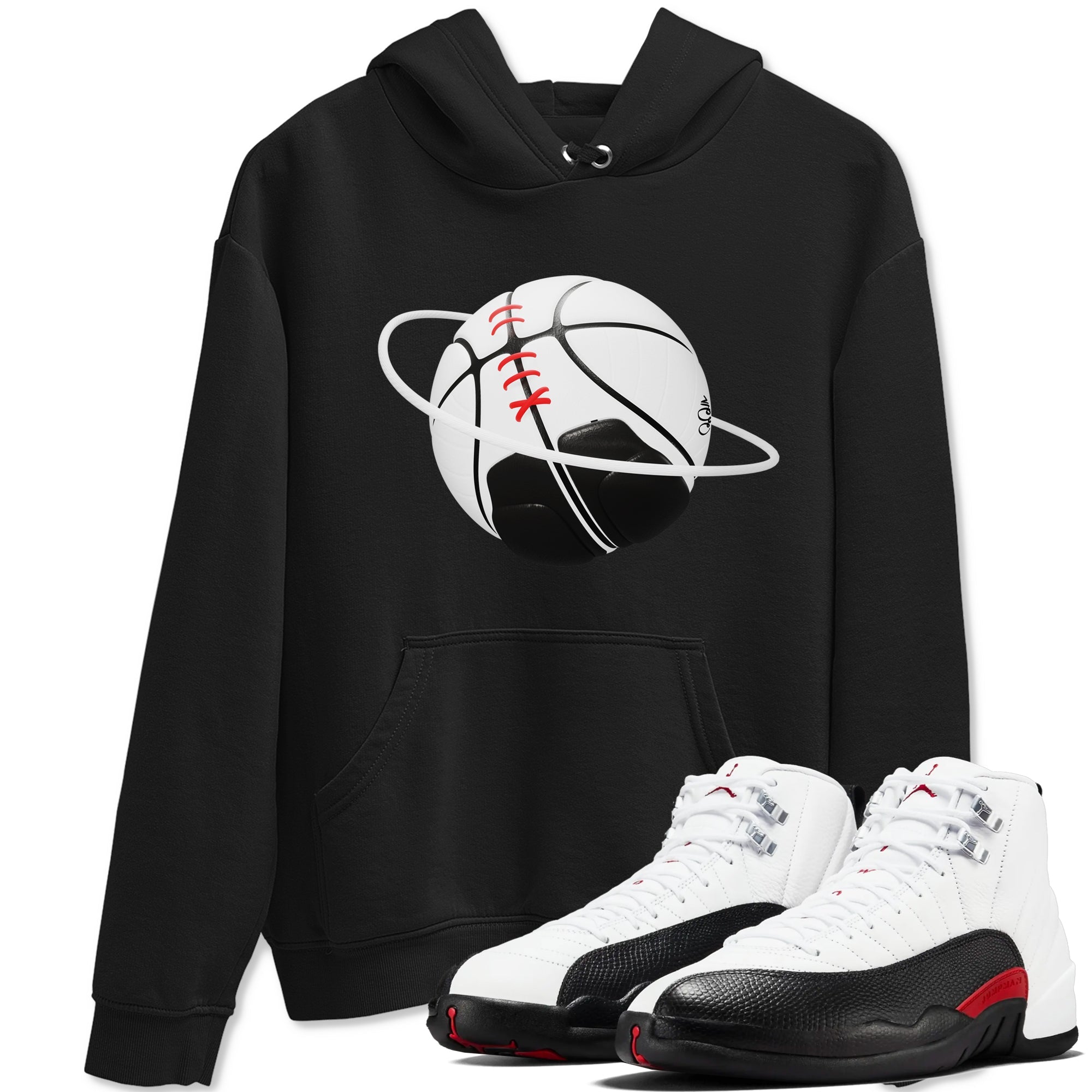 12s Taxi Flip shirts to match jordans Basketball Planet sneaker match tees Air Jordan 12 Taxi Flip SNRT Sneaker Tees streetwear brand Black 1 unisex cotton tee
