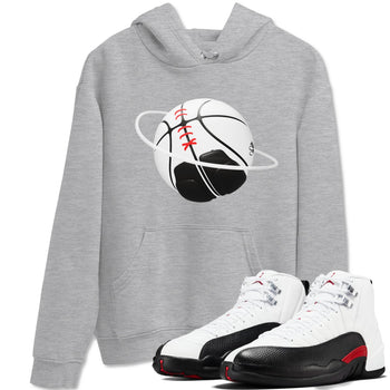 12s Taxi Flip shirts to match jordans Basketball Planet sneaker match tees Air Jordan 12 Taxi Flip SNRT Sneaker Tees streetwear brand Heather Grey 1 unisex cotton tee