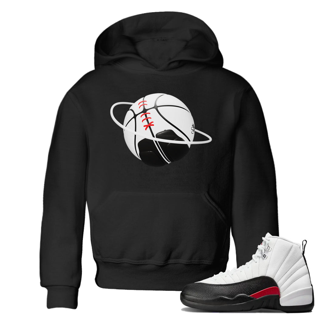12s Taxi Flip shirts to match jordans Basketball Planet sneaker match tees Air Jordan 12 Taxi Flip SNRT Sneaker Tees streetwear brand Baby and Youth Black 1 cotton tee