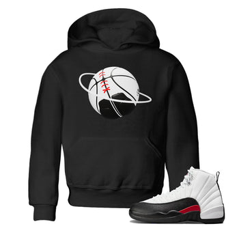 12s Taxi Flip shirts to match jordans Basketball Planet sneaker match tees Air Jordan 12 Taxi Flip SNRT Sneaker Tees streetwear brand Baby and Youth Black 1 cotton tee