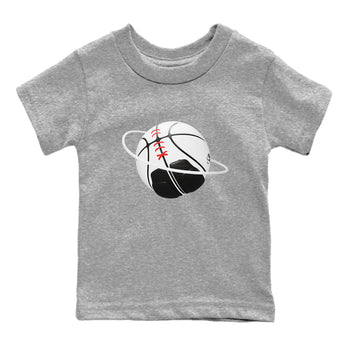 12s Taxi Flip shirts to match jordans Basketball Planet sneaker match tees Air Jordan 12 Taxi Flip SNRT Sneaker Tees streetwear brand Baby and Youth Heather Grey 2 cotton tee
