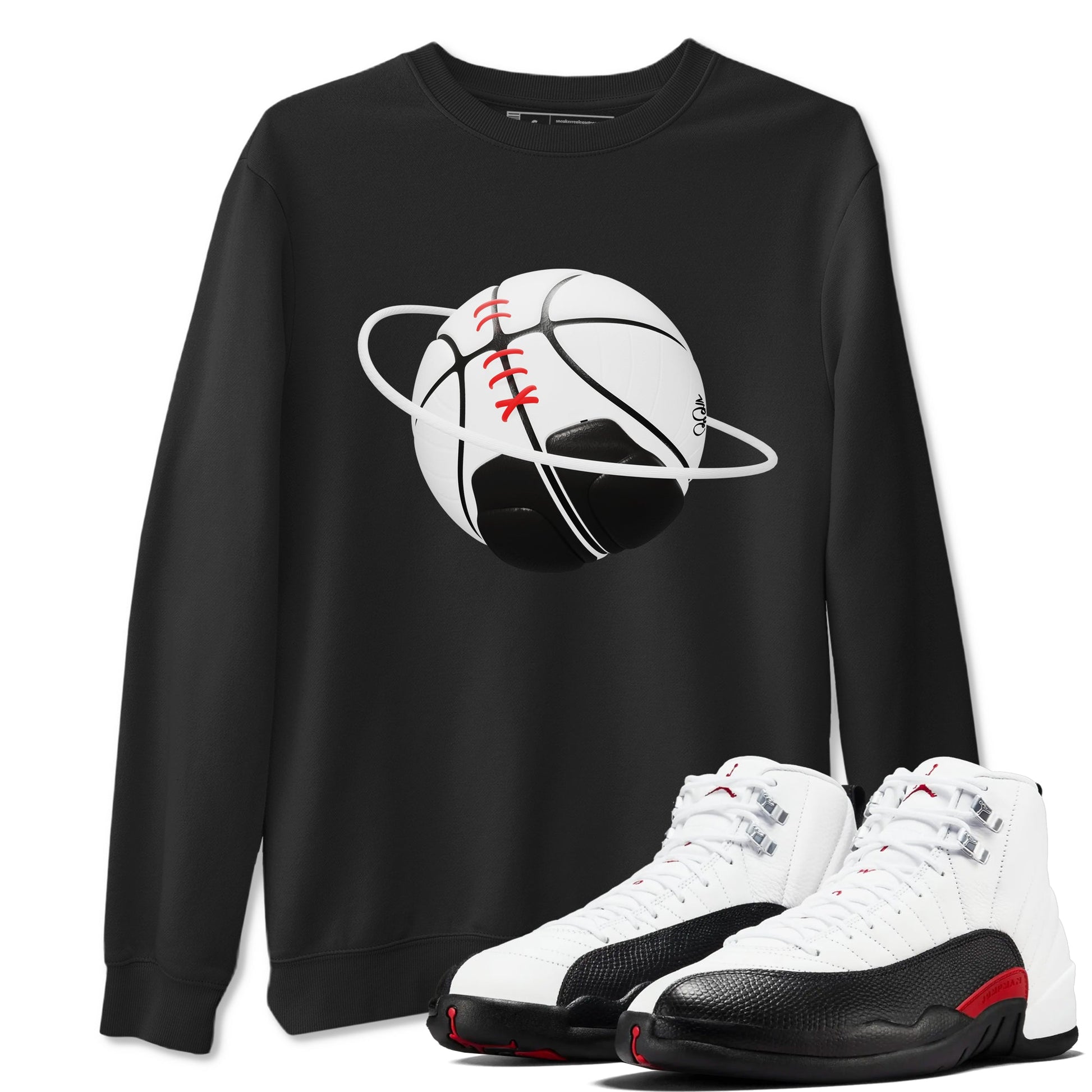 12s Taxi Flip shirts to match jordans Basketball Planet sneaker match tees Air Jordan 12 Taxi Flip SNRT Sneaker Tees streetwear brand Black 1 unisex cotton tee