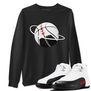 12s Taxi Flip shirts to match jordans Basketball Planet sneaker match tees Air Jordan 12 Taxi Flip SNRT Sneaker Tees streetwear brand Black 1 unisex cotton tee
