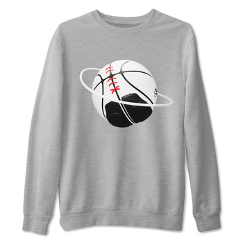 12s Taxi Flip shirts to match jordans Basketball Planet sneaker match tees Air Jordan 12 Taxi Flip SNRT Sneaker Tees streetwear brand Heather Grey 2 unisex cotton tee