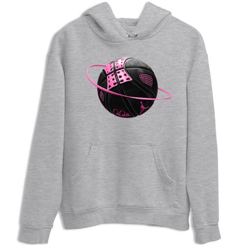 Perfect Valentine's Day Gifts graphic tee  – Sneaker Tees To Match Air Jordan 4 Pink Thunder – Basketball Planet Tee Heather Grey 2