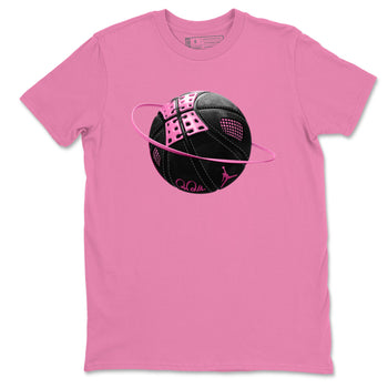 Perfect Valentine's Day Gifts graphic tee  – Sneaker Tees To Match Air Jordan 4 Pink Thunder – Basketball Planet Tee Bubble Gum 2