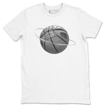 4s Wet Cement shirts to match jordans Basketball Planet sneaker match tees Air Jordan 4 SE Wet Cement SNRT Sneaker Release Tees unisex cotton White 2 crew neck shirts