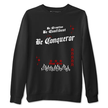 14s Black Toe t shirts to match sneakers Be Conqueror sneaker match tees Air Jordan 14 Black Toe shirt SNRT Sneaker Tees unisex cotton Black 2 shirts
