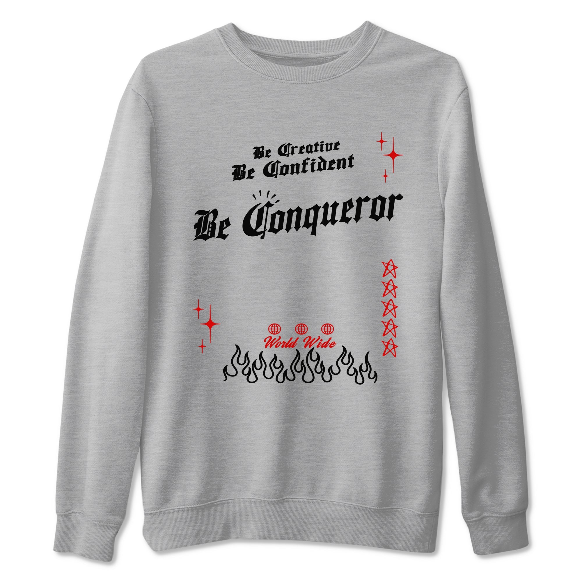 14s Black Toe t shirts to match sneakers Be Conqueror sneaker match tees Air Jordan 14 Black Toe shirt SNRT Sneaker Tees unisex cotton Heather Grey 2 shirts