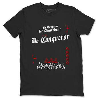 14s Black Toe t shirts to match sneakers Be Conqueror sneaker match tees Air Jordan 14 Black Toe shirt SNRT Sneaker Tees unisex cotton Black 2 shirts