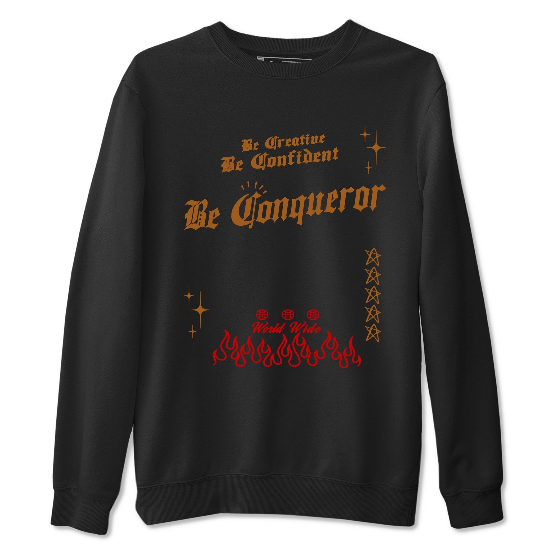 5s Archaeo Brown shirts to match jordans Be Conqueror sneaker match tees Air Jordan 5 Archaeo Brown match shoes to clothes SNRT Sneaker Tees unisex cotton Black 2 shirts