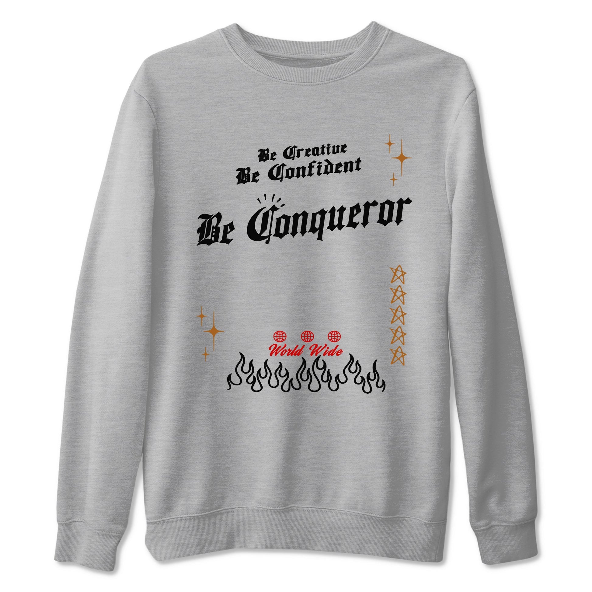 5s Archaeo Brown shirts to match jordans Be Conqueror sneaker match tees Air Jordan 5 Archaeo Brown match shoes to clothes SNRT Sneaker Tees unisex cotton Heather Grey 2 shirts
