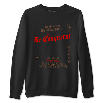 9s Olive shirts to match jordans Be Conqueror sneaker match tees Air Jordan 9 Olive match shoes to clothes SNRT Sneaker Tees unisex cotton Black 2 shirts