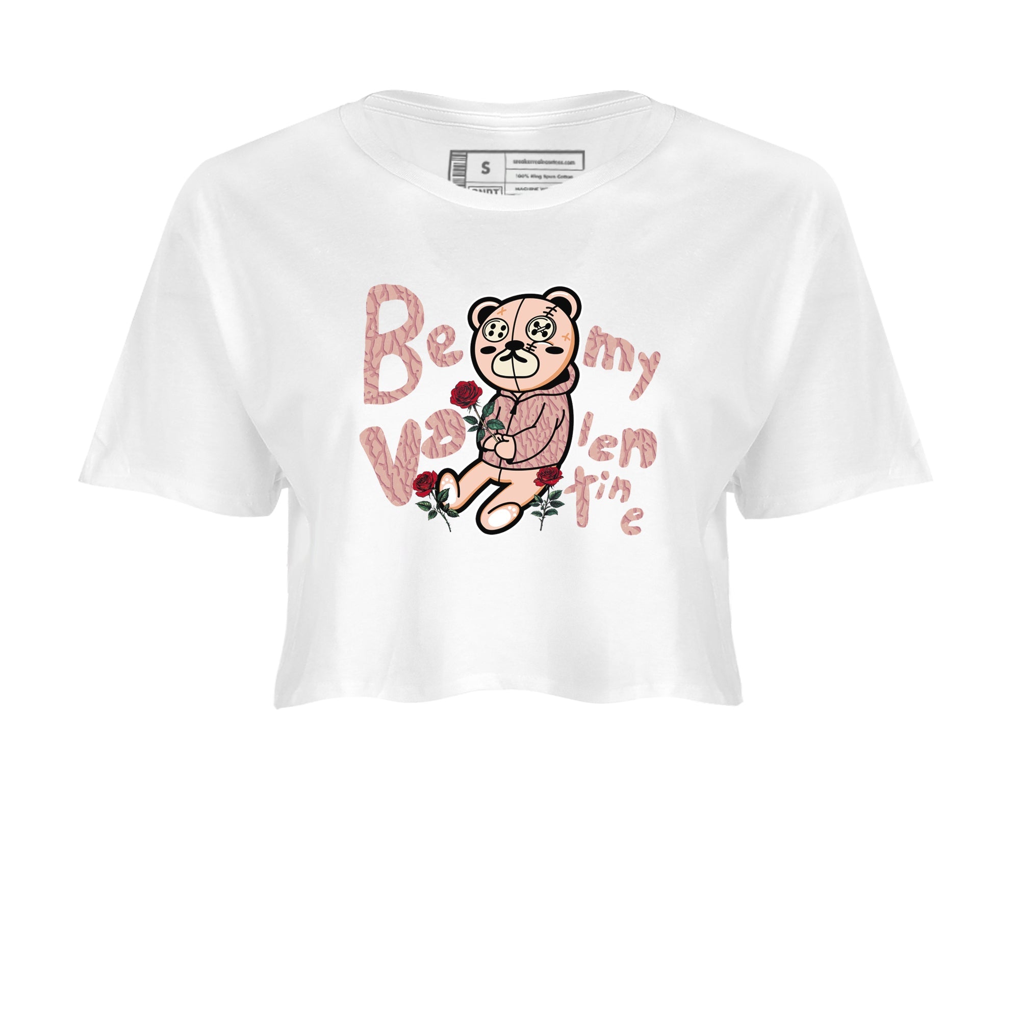 3s Valentines Day shirts to match jordans Be My Valentine best t shirts to wear with jordans Air Jordan 3 Valentines Day match shoes to clothes SNRT Sneaker Tees unisex cotton White 2 crop tee