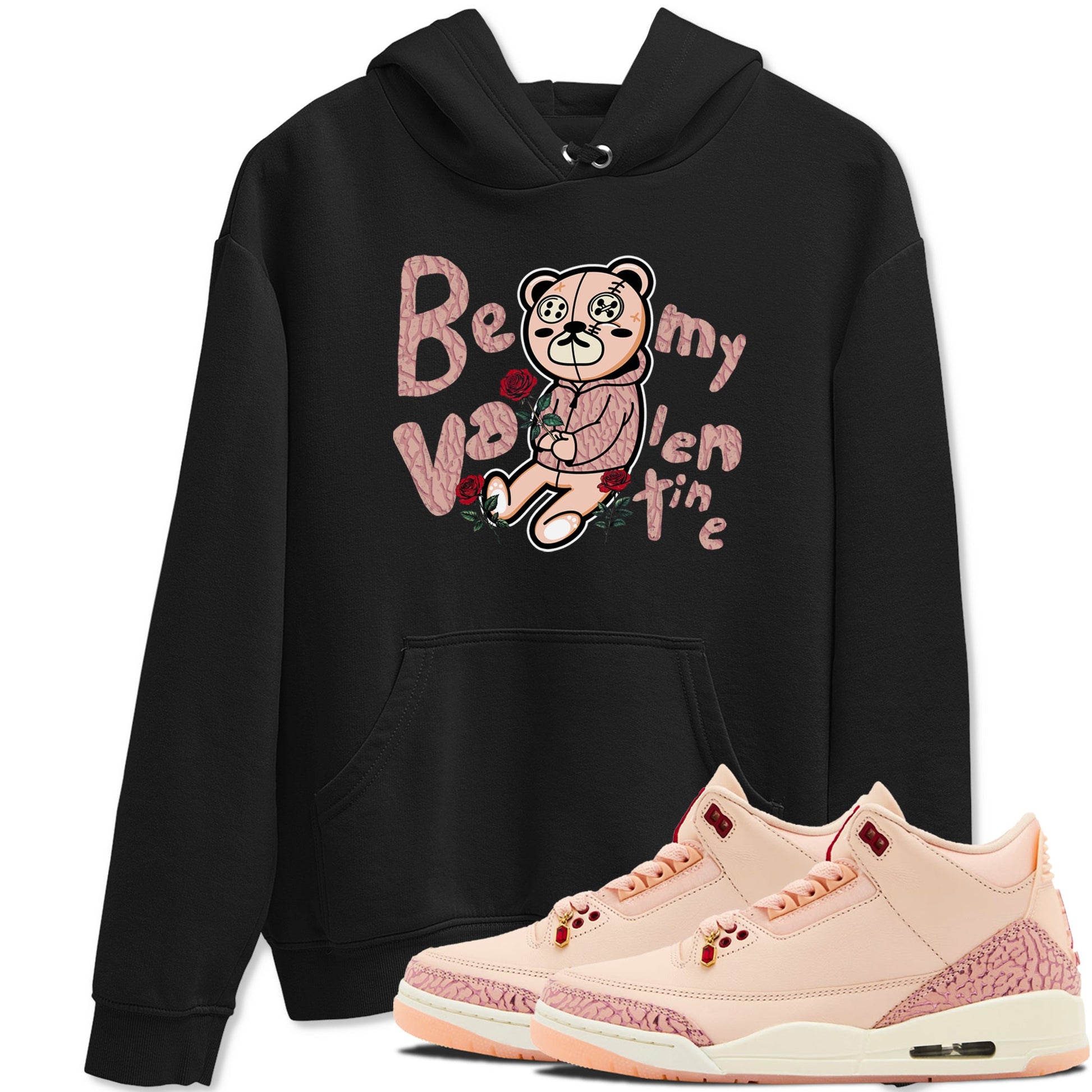 3s Valentines Day shirts to match jordans Be My Valentine best t shirts to wear with jordans Air Jordan 3 Valentines Day match shoes to clothes SNRT Sneaker Tees unisex cotton Black 1 shirts