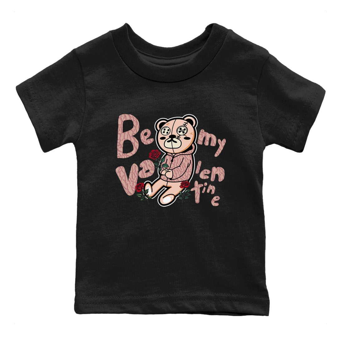 3s Valentines Day shirts to match jordans Be My Valentine best t shirts to wear with jordans Air Jordan 3 Valentines Day match shoes to clothes SNRT Sneaker Tees Youth Baby Black 2 tee