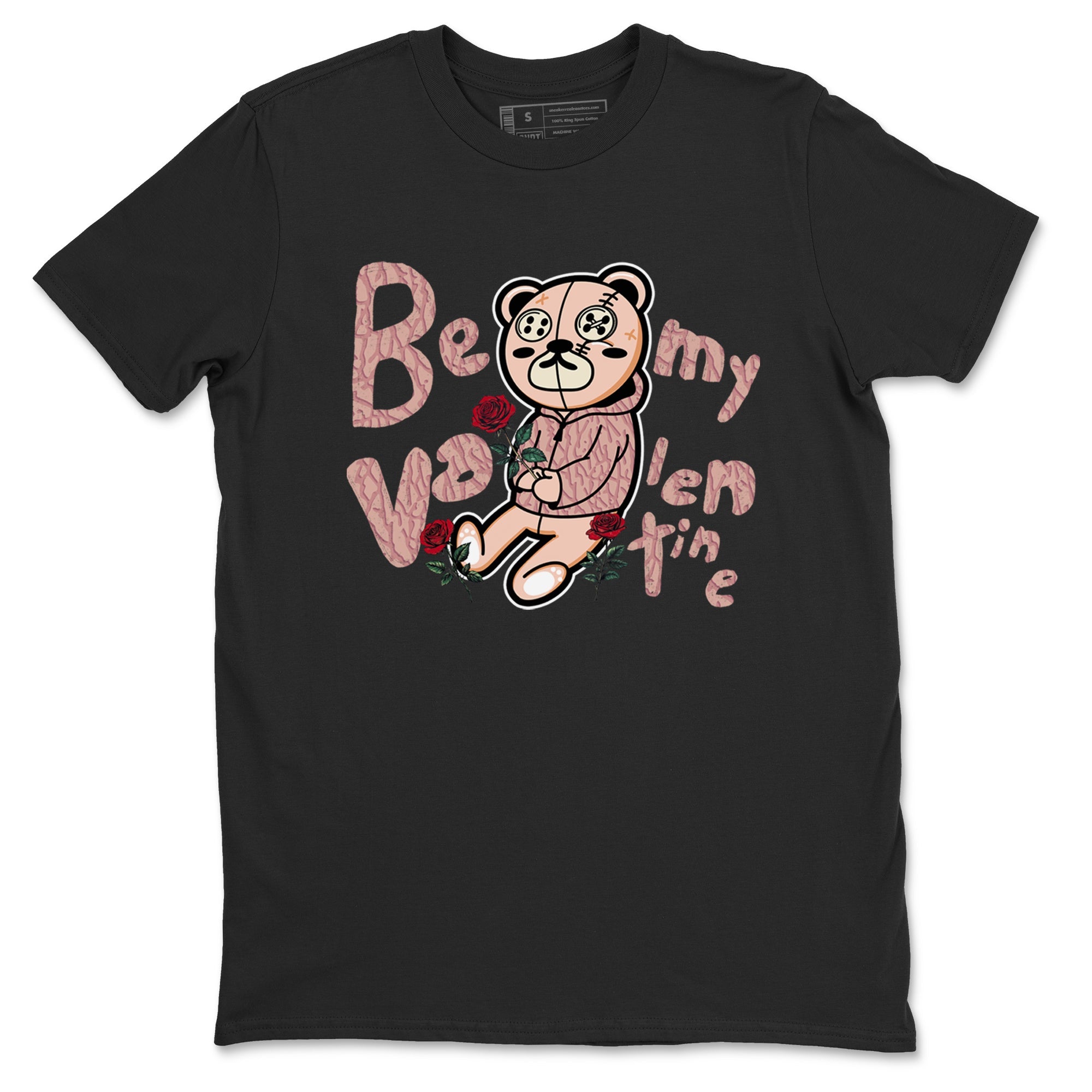 3s Valentines Day shirts to match jordans Be My Valentine best t shirts to wear with jordans Air Jordan 3 Valentines Day match shoes to clothes SNRT Sneaker Tees unisex cotton Black 2 shirts