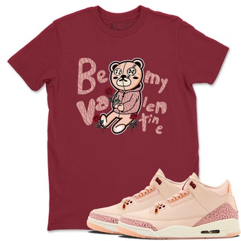 3s Valentines Day shirts to match jordans Be My Valentine best t shirts to wear with jordans Air Jordan 3 Valentines Day match shoes to clothes SNRT Sneaker Tees unisex cotton Cardinal 1 shirts