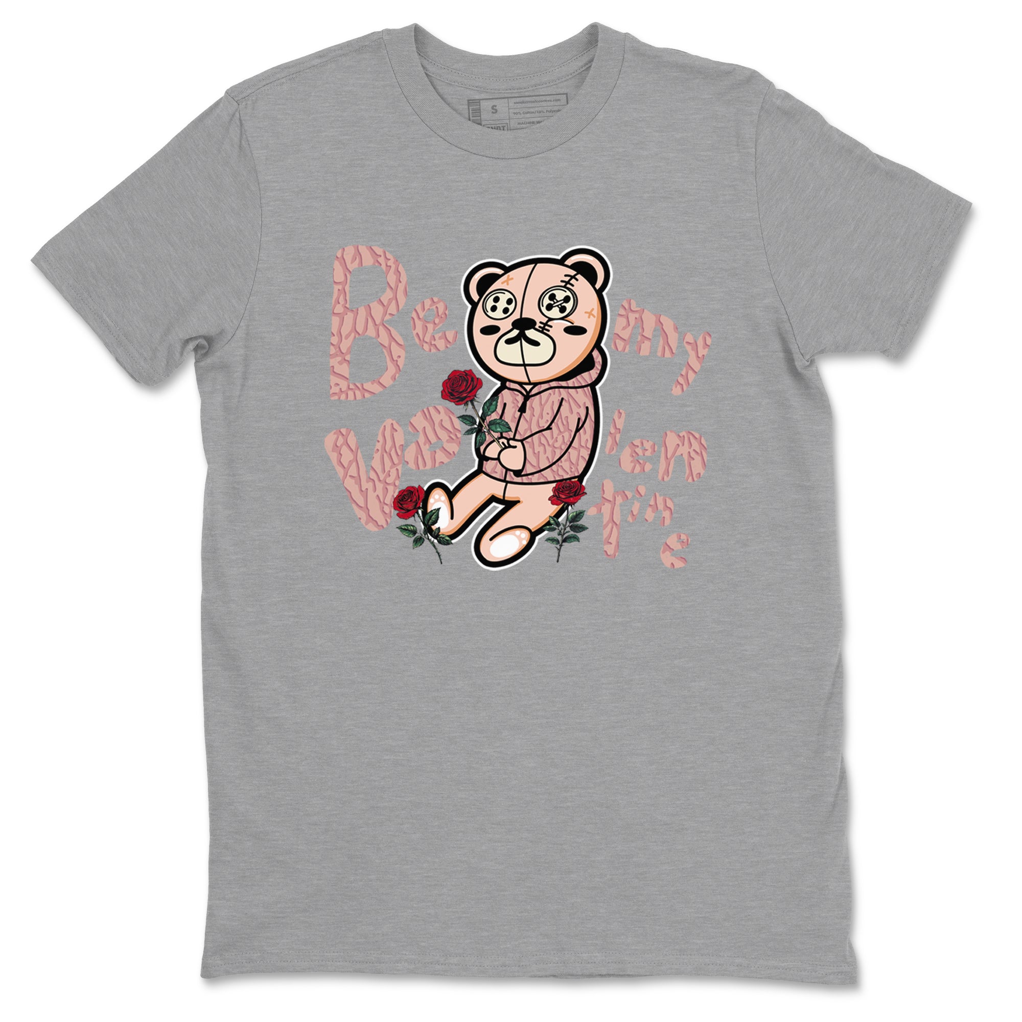 3s Valentines Day shirts to match jordans Be My Valentine best t shirts to wear with jordans Air Jordan 3 Valentines Day match shoes to clothes SNRT Sneaker Tees unisex cotton Heather Grey 2 shirts