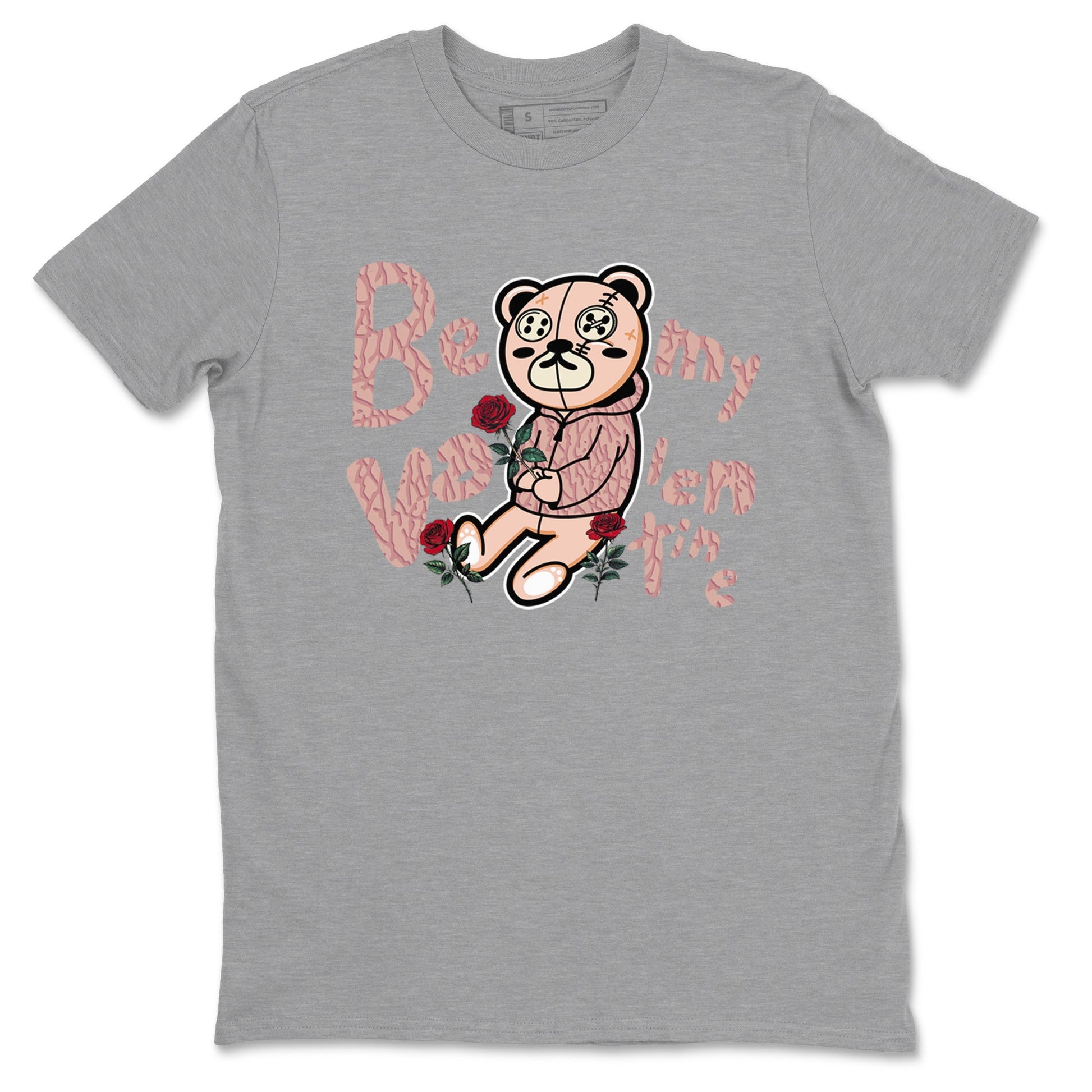 3s Valentines Day shirts to match jordans Be My Valentine best t shirts to wear with jordans Air Jordan 3 Valentines Day match shoes to clothes SNRT Sneaker Tees unisex cotton Heather Grey 2 shirts